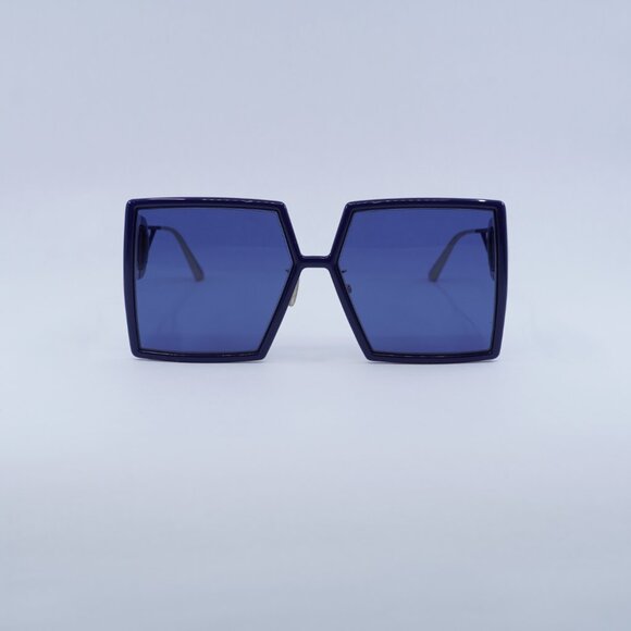 🕶️ New Dior 30MONTAIGNE SU 30B0 Sunglasses - Blue Frame, Blue Lenses - Picture 3 of 10